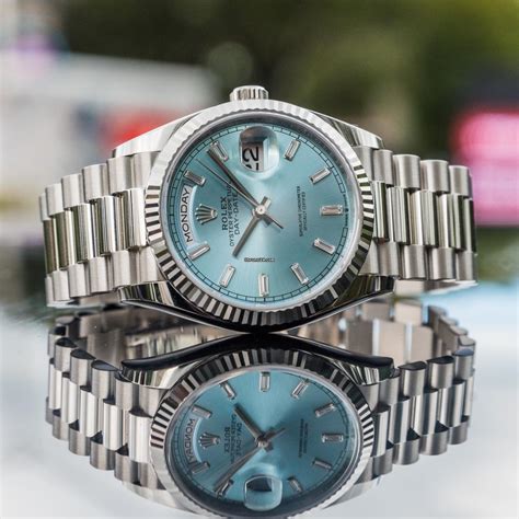 rolex day date blue 36|rolex day date 36 price.